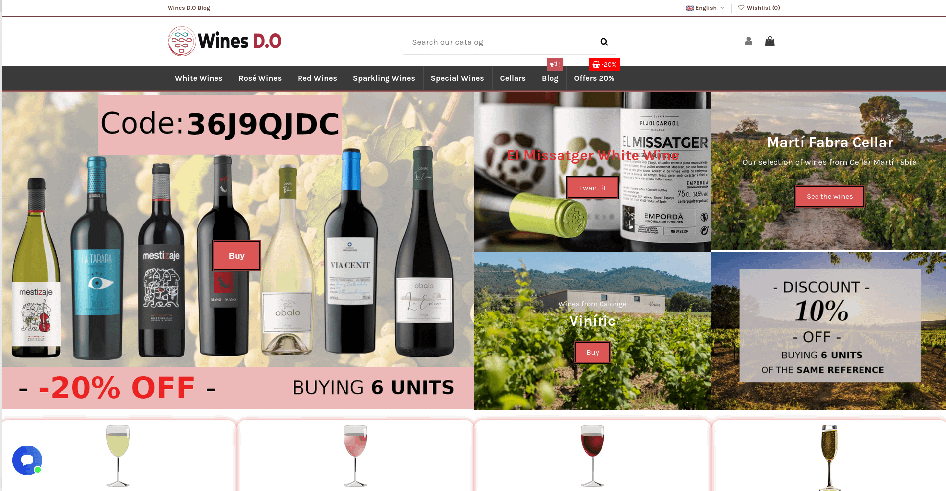 web de winesdo a Llindisseny